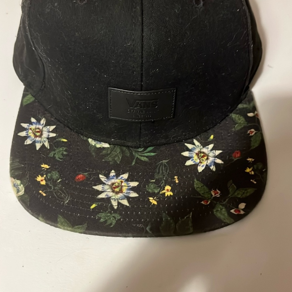 Vans floral black hat
